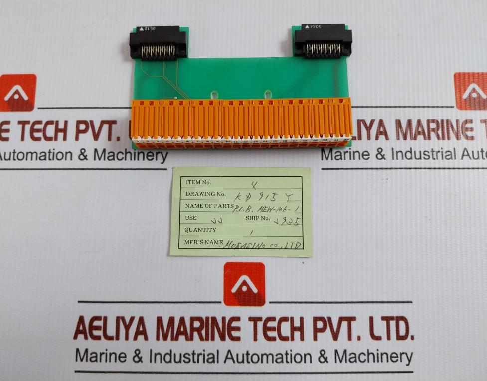 Mew-106-1 Control And Signal Processing Pcb Module Musasino