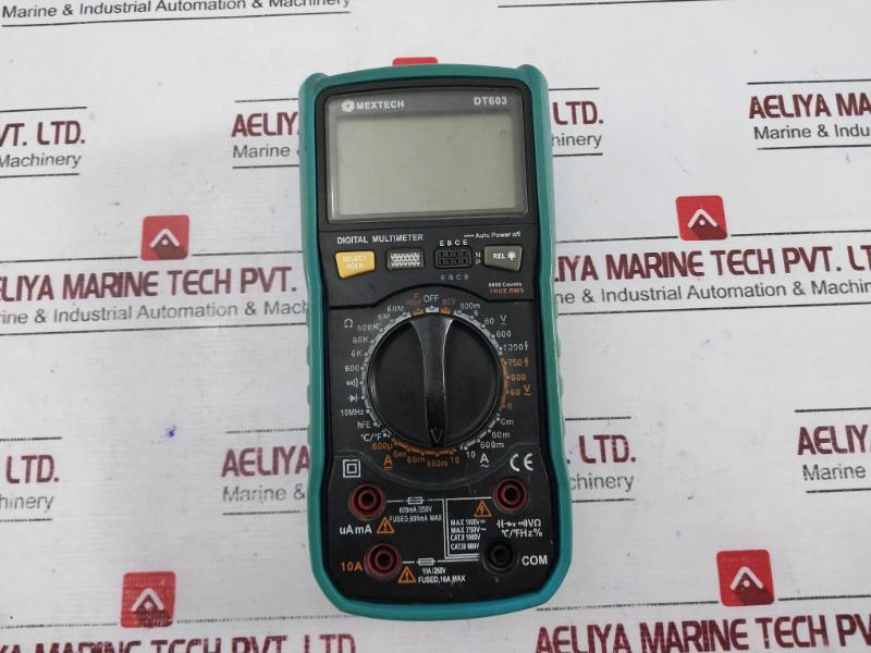 Mextech Dt603 Digital Multimeter 600Ma/250V Iec61010-1 10A/250V