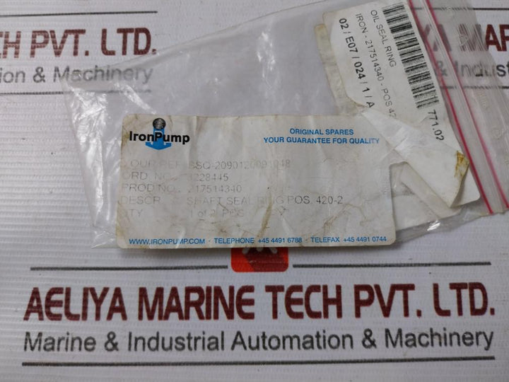 Mfc 45 65 10 Oil Seal Ring 3228445 771.02.00.016