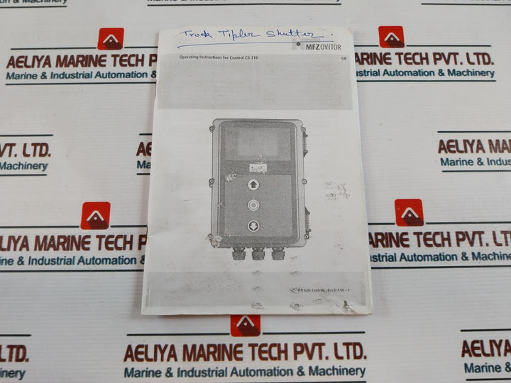 Mfz Ovitor Control Cs 310 Platine/ Circuit Board 121185 R03