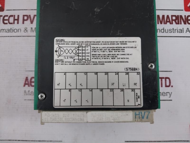 Mgv P63-24021Pf Power Supply 50/60Hz En 60950/Vde 0805