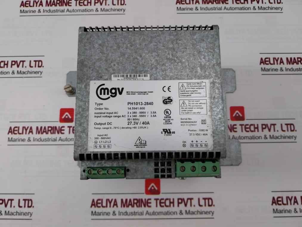 Mgv Ph1013-2840 Power Supply Module 380-500Vac 1092W E142662