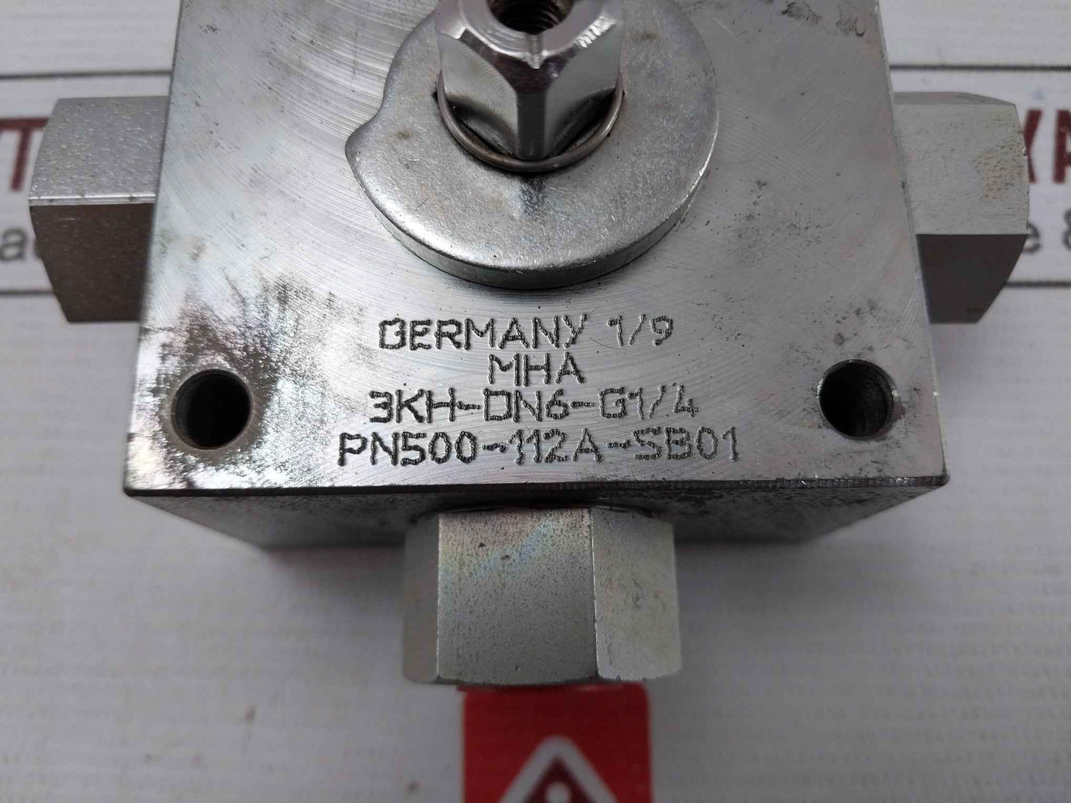 Mha 3Kh-dn6-g1/4 3-way Ball Valve Pn500-112A-sb01 Sw12
