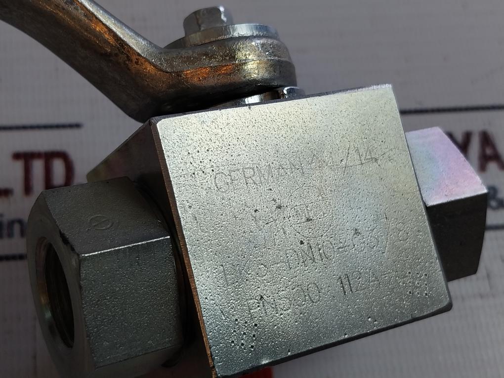 Mha Bk3-dn10-g3/8 Three-way Ball Valve Pn500 112A-l