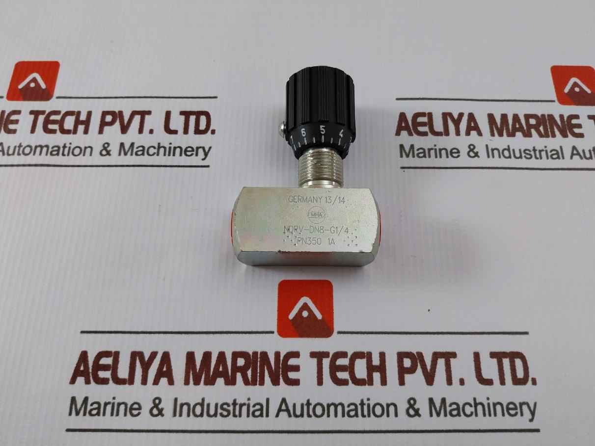 Mha Ndrv-dn8-g1/4 Flow Control Valve For Crane Piping-system Assembly Pn350 1A