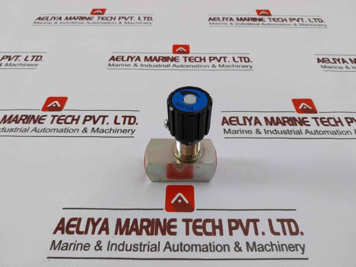 Mha Ndrv-dn8-g1/4 Flow Control Valve For Crane Piping-system Assembly Pn350 1A