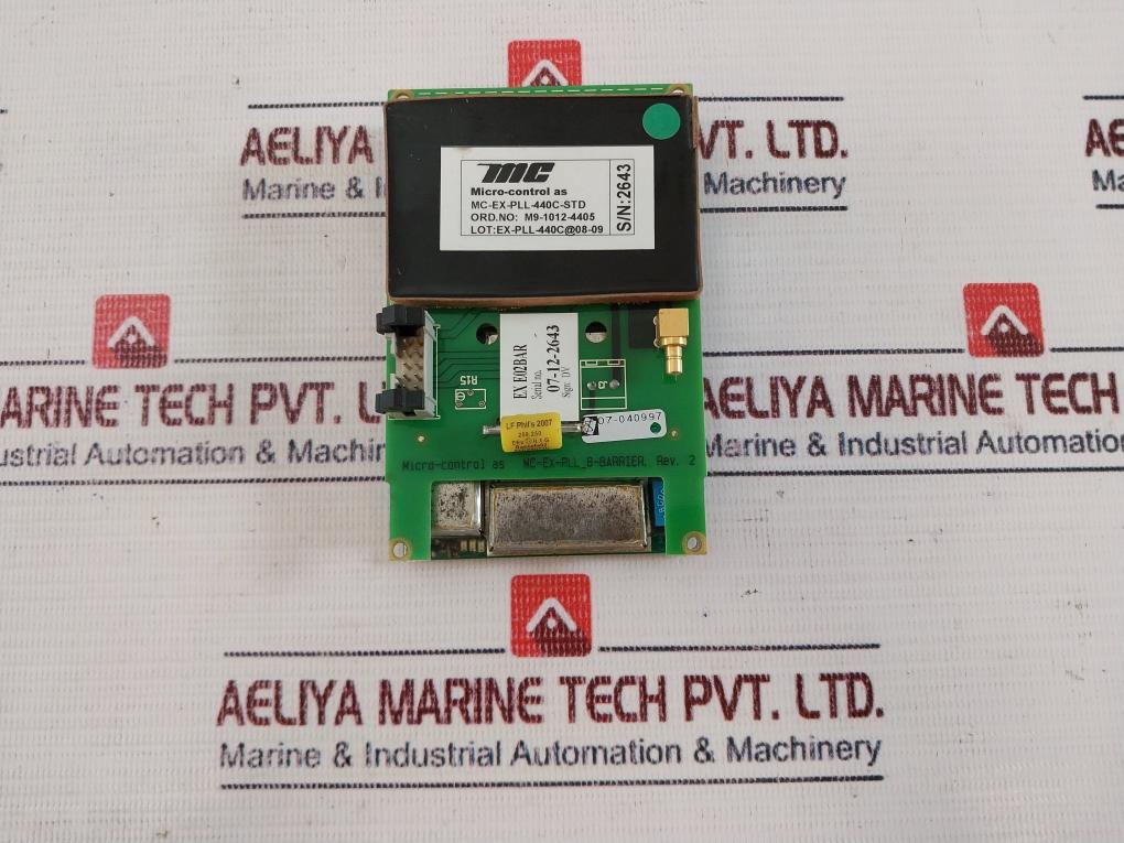 Micro-control Mc-ex-pll-440C-std Mc-ex-pll_B-barrier Radio Module Rev: 2
