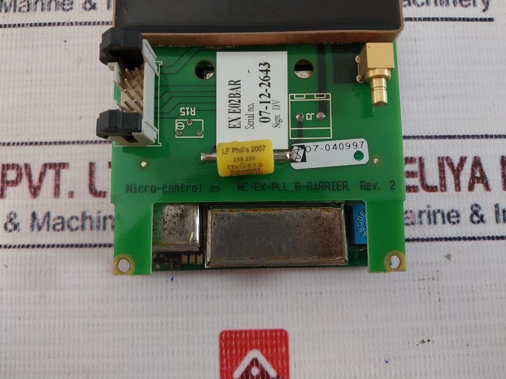 Micro-control Mc-ex-pll-440C-std Mc-ex-pll_B-barrier Radio Module Rev: 2