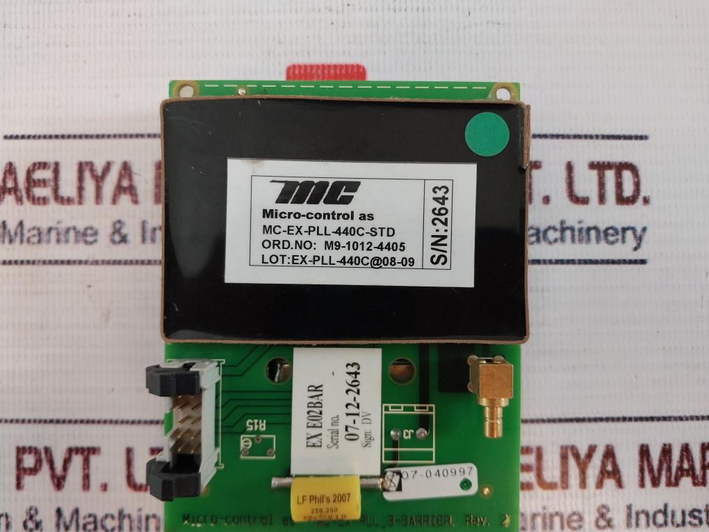 Micro-control Mc-ex-pll-440C-std Mc-ex-pll_B-barrier Radio Module Rev: 2