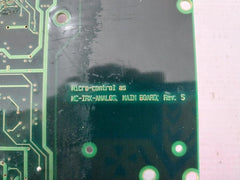 Micro-control Mc-irx-analog Main Board Rev 5 14345 Mc-irx-ana-m-9