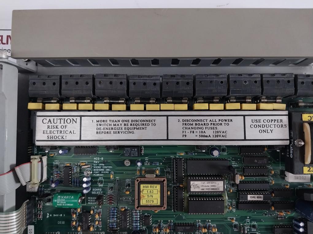 Micro Control Systems Mcs-8 Microcontroller 230Vac Rev. A Dmc16230