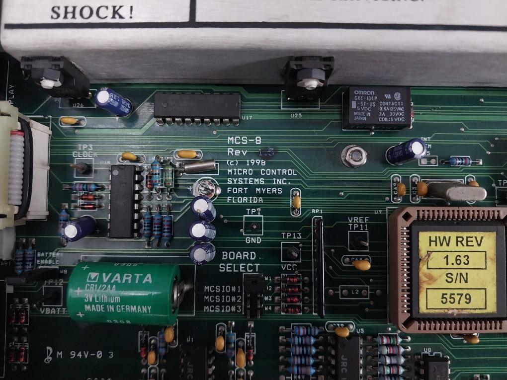 Micro Control Systems Mcs-8 Microcontroller 230Vac Rev. A Dmc16230