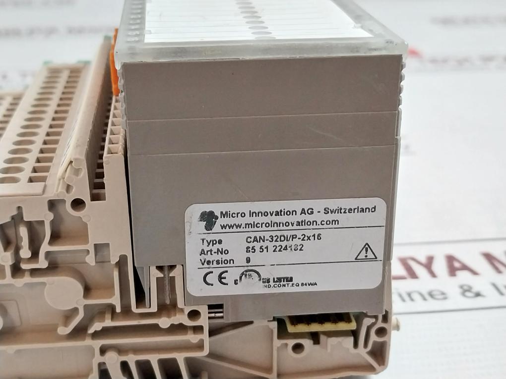 Micro Innovation Can-32Di/P-2X16 Digital Input Module 8551224182 Version: 9