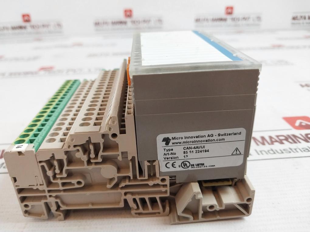 Micro Innovation Can-4Ai/Ui Analog Input Module 85 51 224194 081007