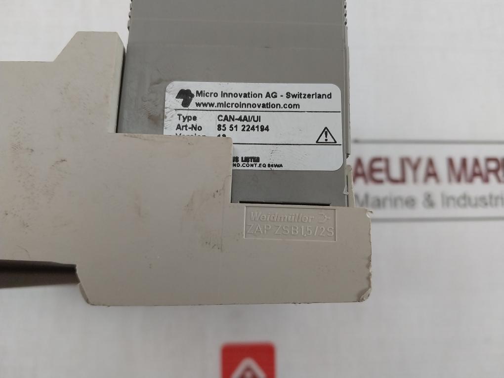 Micro Innovation Can-4Ai/Ui Terminal Block Module 8551 224040 Ver 13