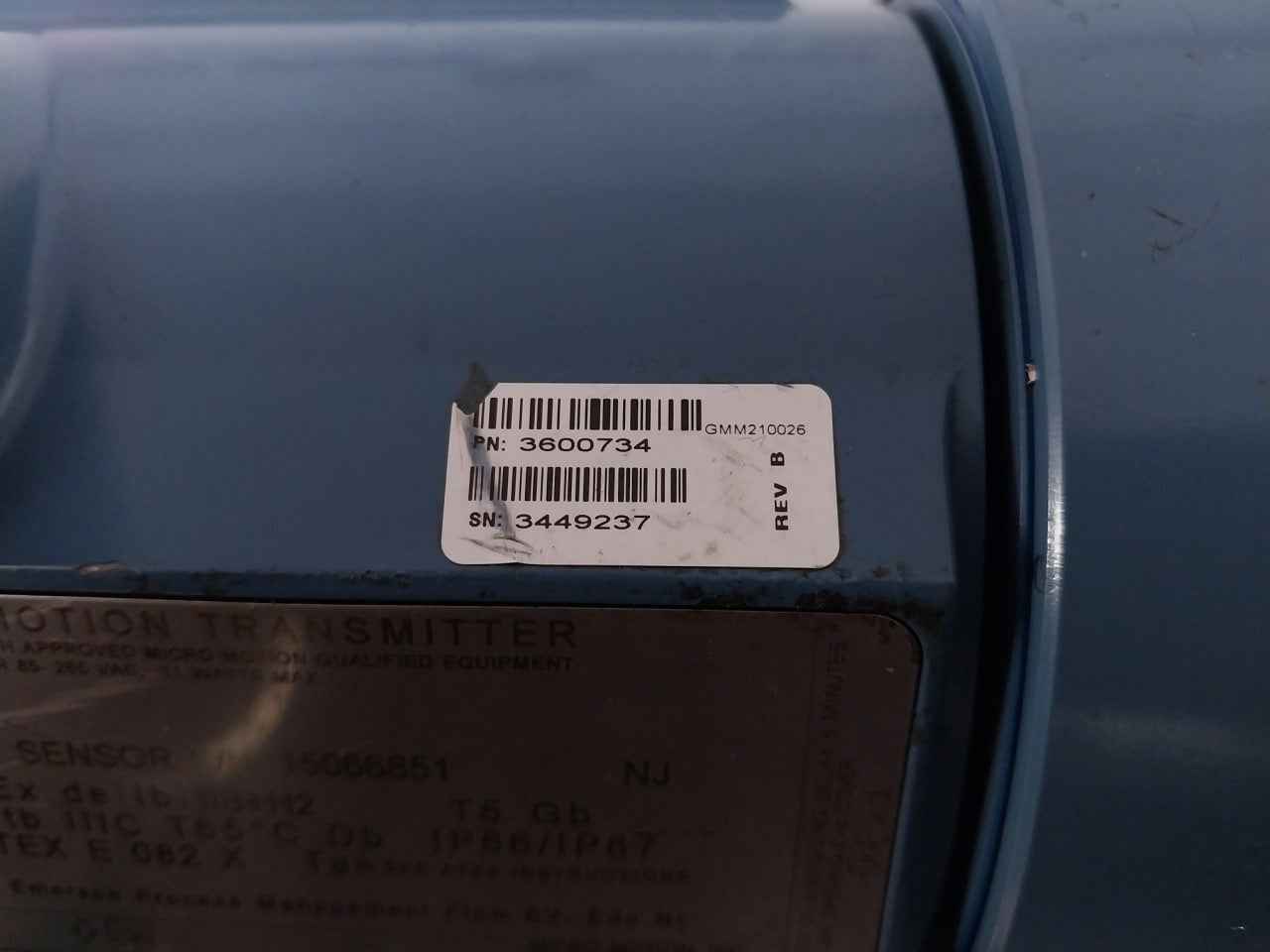 Micro Motion 1700R12Abzezzz Transmitter 3600734, 20002558 18-100Vdc 85-265 Vac