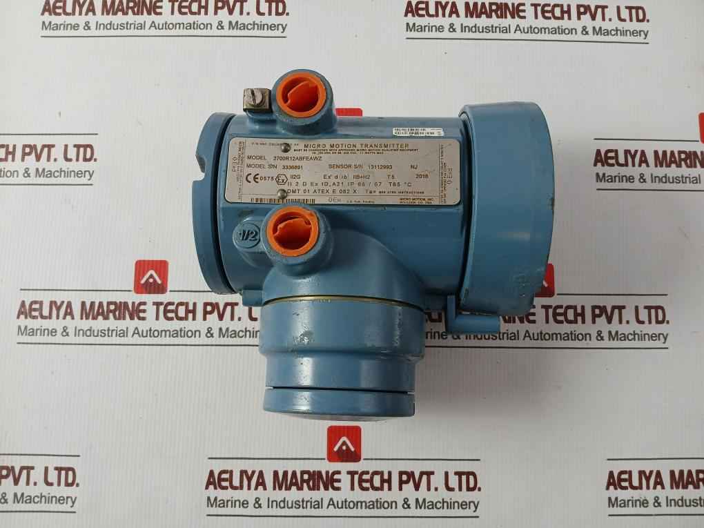 Micro Motion 2700R12Abfeawz Flow And Density Transmitter Rev B 11W