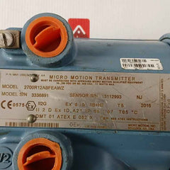 Micro Motion 2700R12Abfeawz Flow And Density Transmitter Rev B 11W