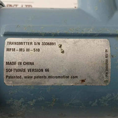 Micro Motion 2700R12Abfeawz Flow And Density Transmitter Rev B 11W
