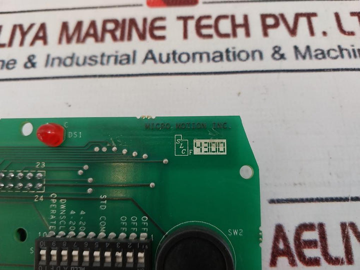 Micro Motion 3002122 Switch Board