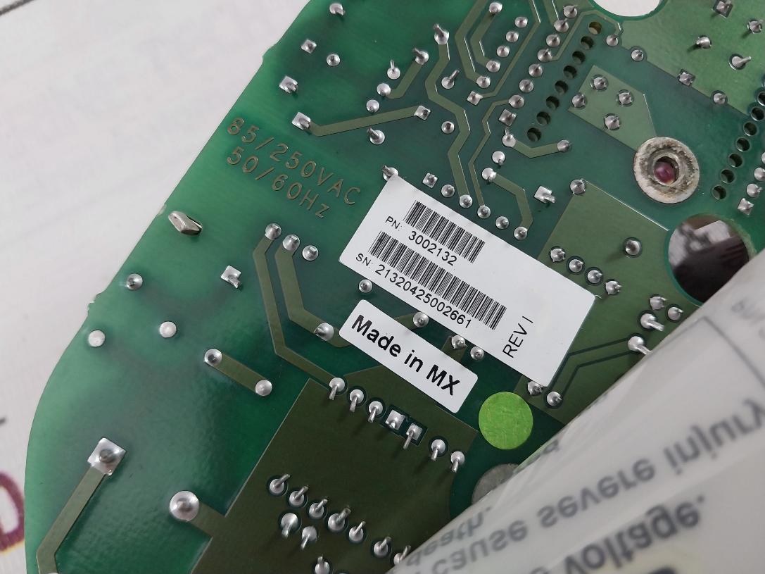Micro Motion 3002132 Printed Circuit Board Module Rev: I 85/250 Vac 50/60Hz