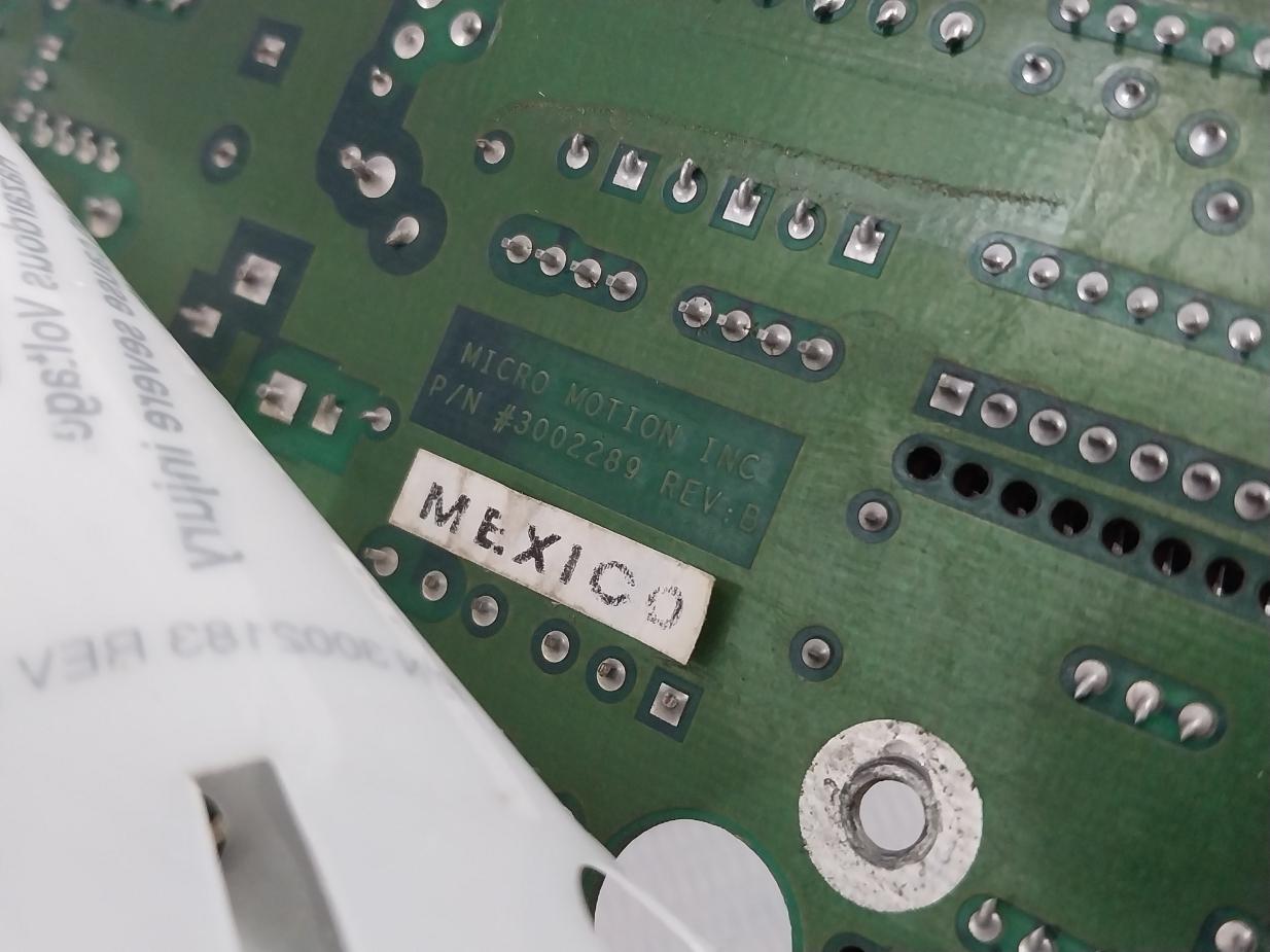 Micro Motion 3002289 Power Dc Printed Circuit Board 94V-0 Asc-3-0 Rev.B