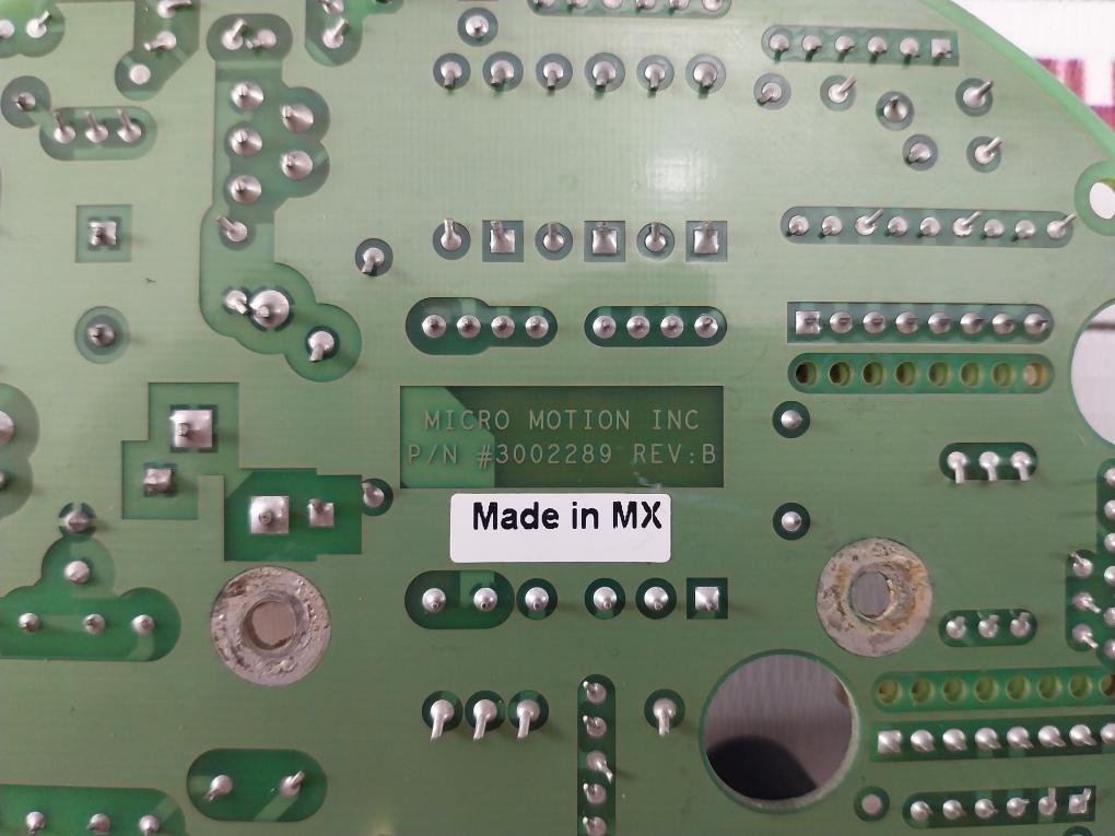Micro Motion 3002289 Power Dc Printed Circuit Board For Rft9739 Rev: B 3002183