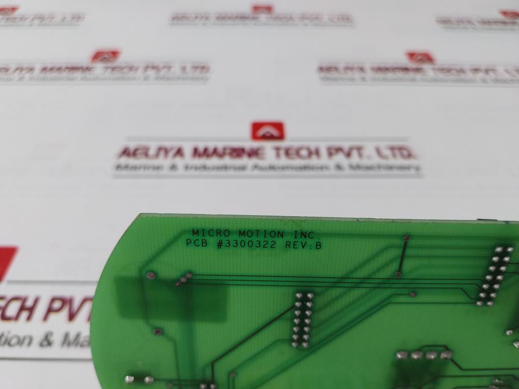Micro Motion 3300322 Printed Circuit Board REV-B,A