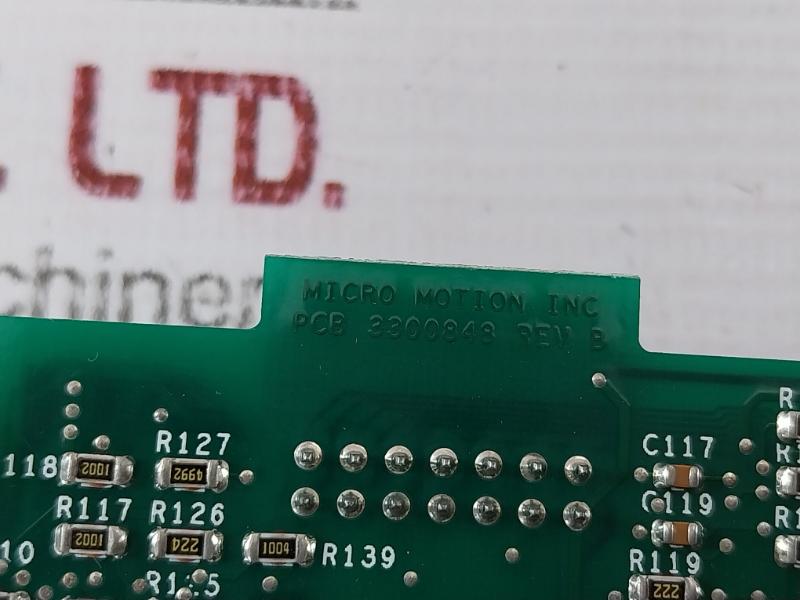 Micro Motion 3300848 Printed Circuit Board Rev: B