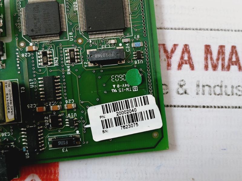 Micro Motion 3600657 Printed Circuit Board 20002040 94v-0 V6.1