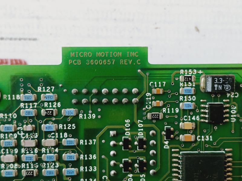 Micro Motion 3600657 Printed Circuit Board 20002040 94v-0 V6.1