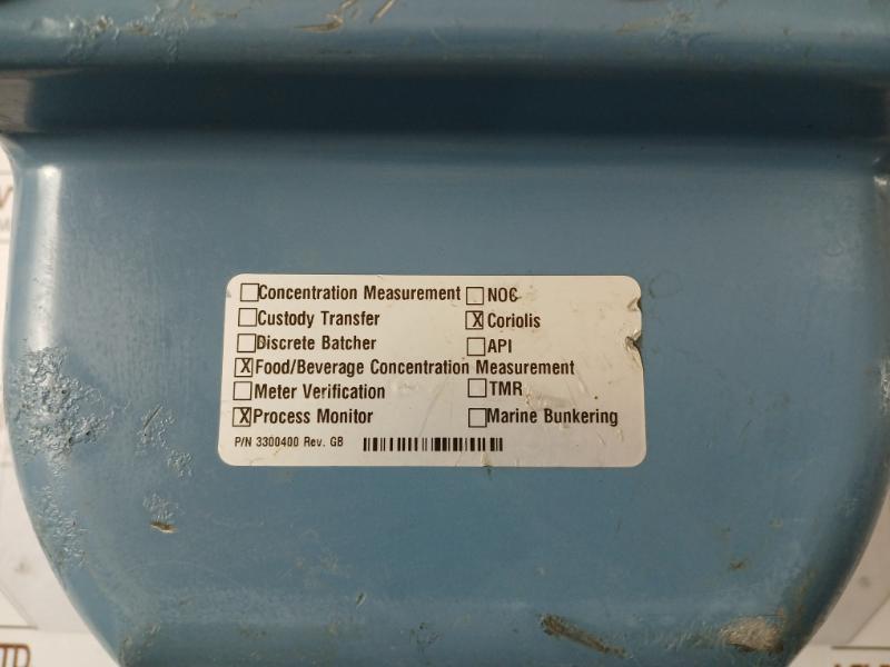 Micro Motion 3700 Transmitter 3700A1A05Azezbx, Mmi-20013898, 3300400 85-265Vac