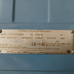 Micro Motion 3700 Transmitter 3700A1A05Azezbx, Mmi-20013898, 3300400 85-265Vac
