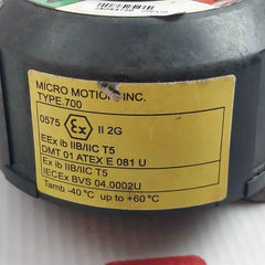 Micro Motion 700 Core Processor Assembly -40C Up To +60C Rev.F V3.12
