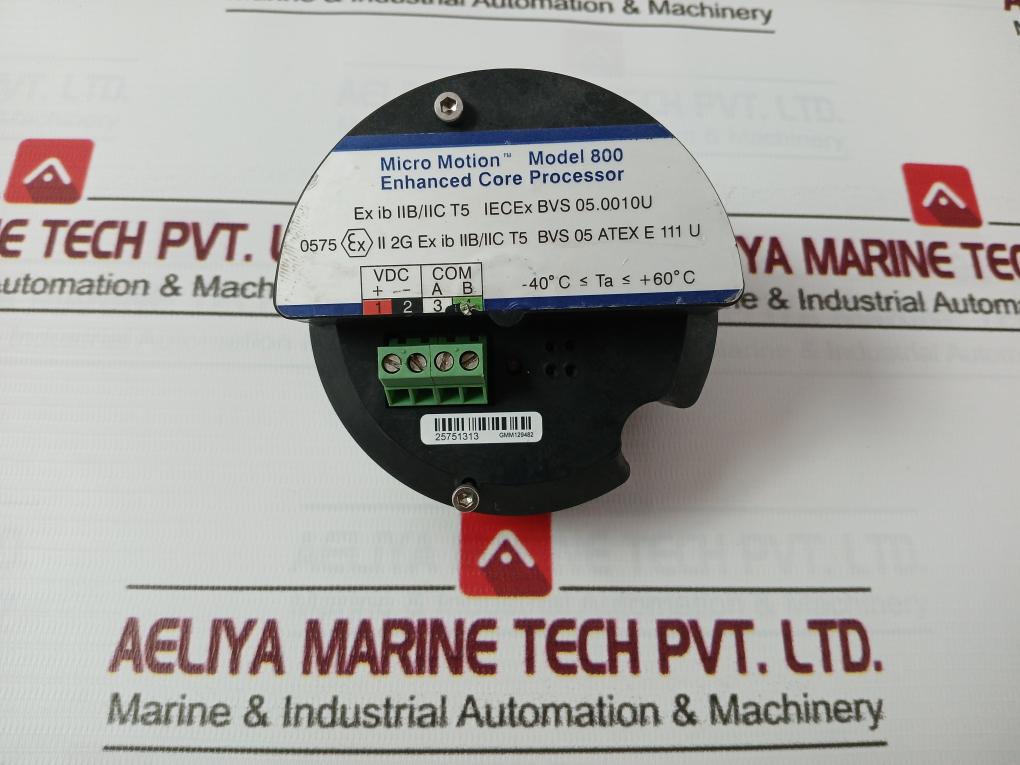 Micro Motion 800 Enhanced Core Processor Mmi-20020807 Rev: Ab V4.02
