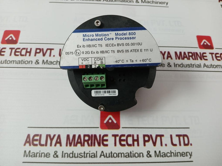 Micro Motion 800 Enhanced Core Processor Mmi-20020807 Rev: Ab V4.02