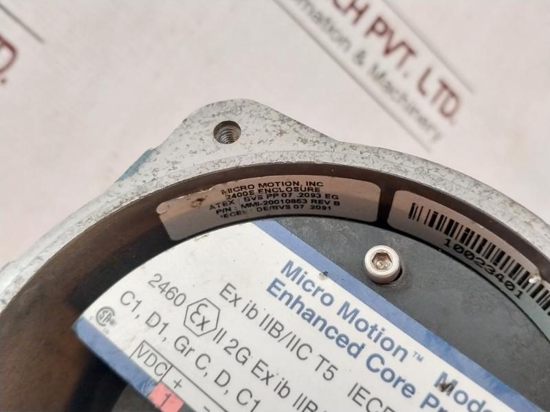 Micro Motion Cmfs150M342N2Bzekzz Mass Flow Sensor Ip66 Mmi-20022756 Rev Ab