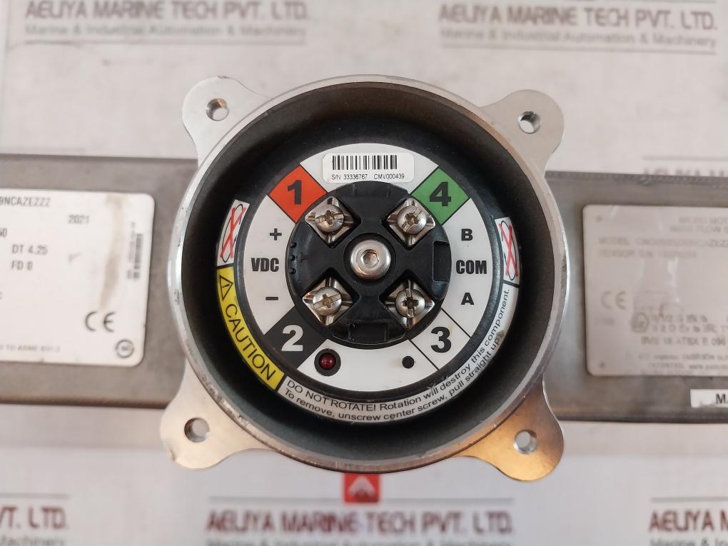 Micro Motion Cng050S239Ncazezzz Mass Flow Sensor Asme B31.3 (Not Working)