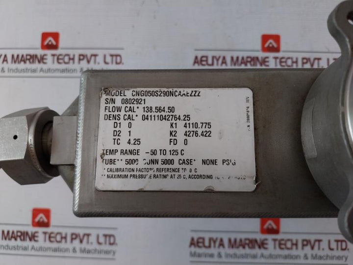 Micro Motion Cng050S290Ncaaezzz Compressed Natural Gas Flow Meter