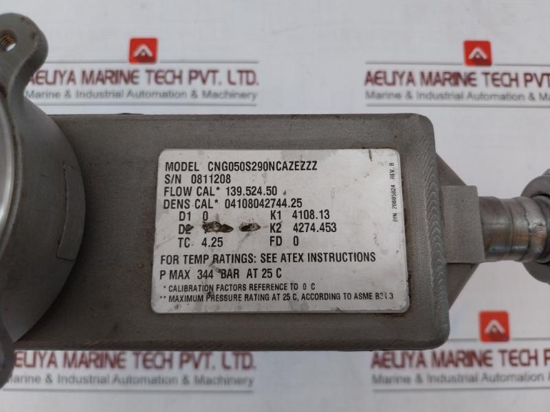 Micro Motion Cng050S290Ncazezzz Mass Flow Sensor 17.3 V 160Ma (Not Working)