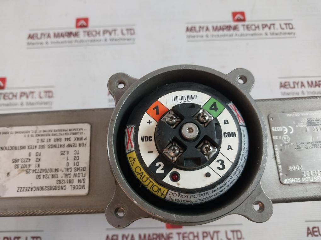 Micro Motion Cng050S290Ncazezzz Mass Flow Sensor 17.3V 160Ma (Not Working)