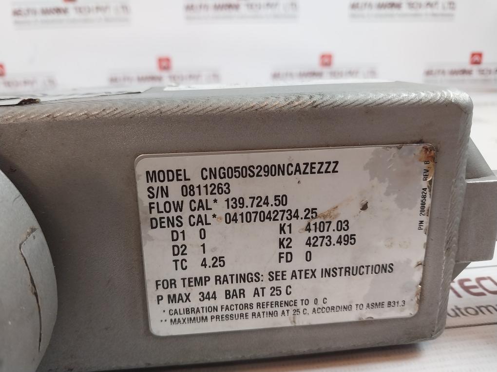 Micro Motion Cng050S290Ncazezzz Mass Flow Sensor 17.3V 160Ma