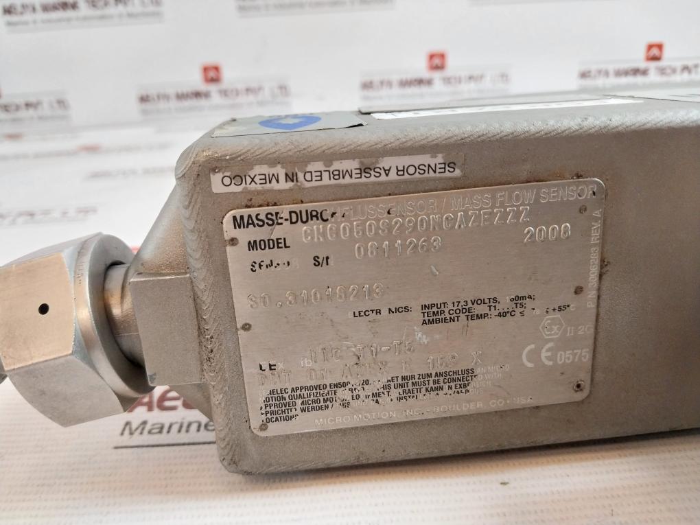 Micro Motion Cng050S290Ncazezzz Mass Flow Sensor 17.3V 160Ma