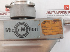 Micro Motion F025S113Ccazezzzz Mass Flow Sensor Rev Ab 40.9004.65