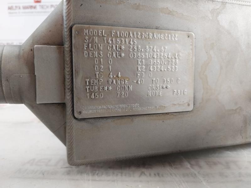 Micro Motion F100A129Cramez1Zz Flow Meter 20001827 Rev.A