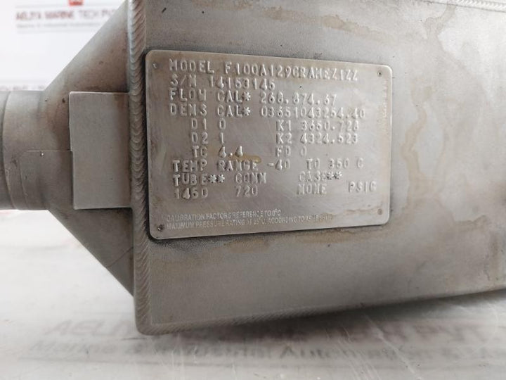 Micro Motion F100A129Cramez1Zz Flow Meter 20001827 Rev.A