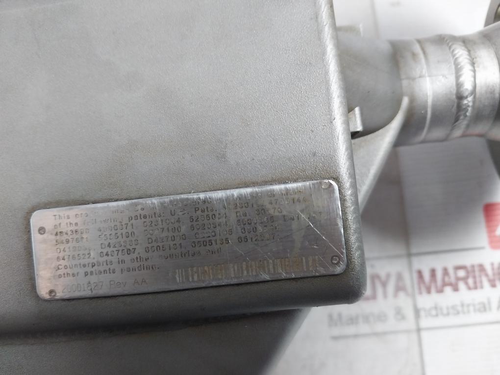 Micro Motion F100A129Crazez1Zz Mass Flow Sensor 276.124.67 Rev: Aa 50Bar 25 C