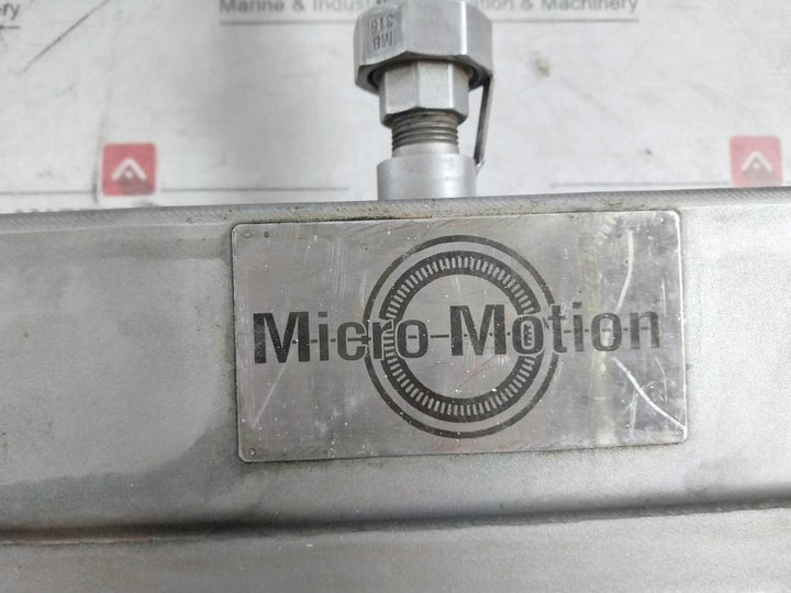 Micro Motion F100A129Crazez1Zz Mass Flow Sensor 276.124.67 Rev: Aa 50Bar 25 C