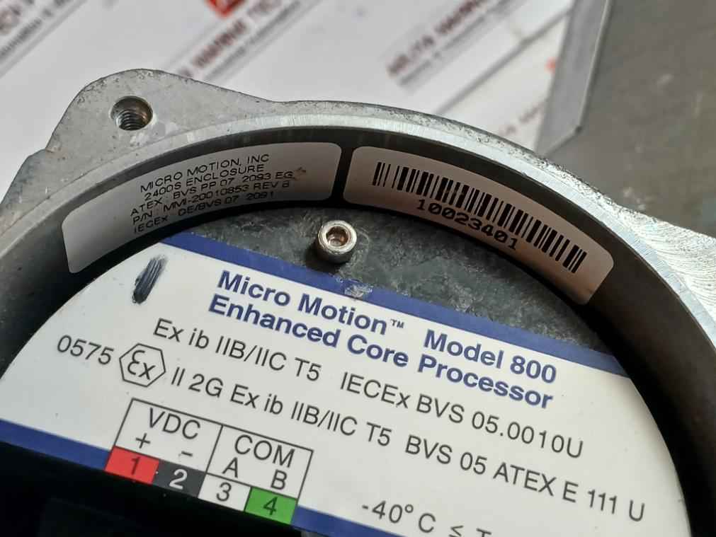 Micro Motion F300S355C2Bzezkzz Mass Flow Sensor Coriolis Meter 19 Bar At 25 C