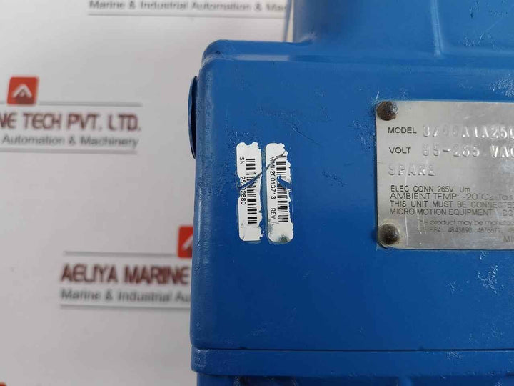 Micro Motion Mmi-20014443 3700 Transmitter 85-265 Vac Rev A